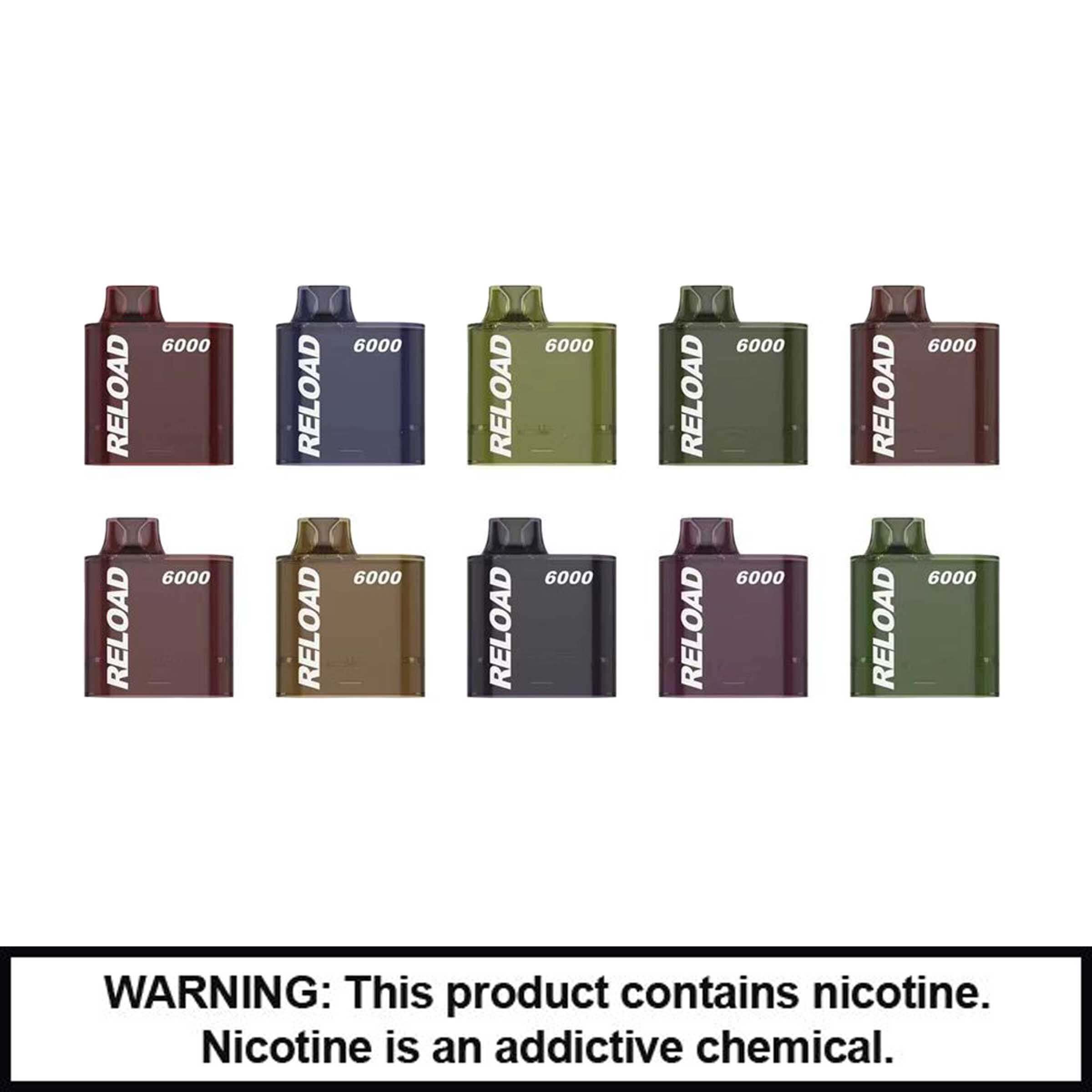 Elfworld Reload Pre Refilled Replaceable Pod | 6000 Puffs | 10 Count Display product image